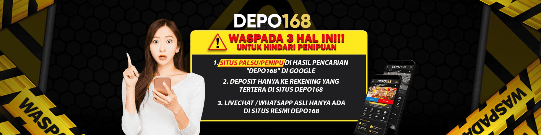 Ilustrasi tips Login Aman ke Depo168